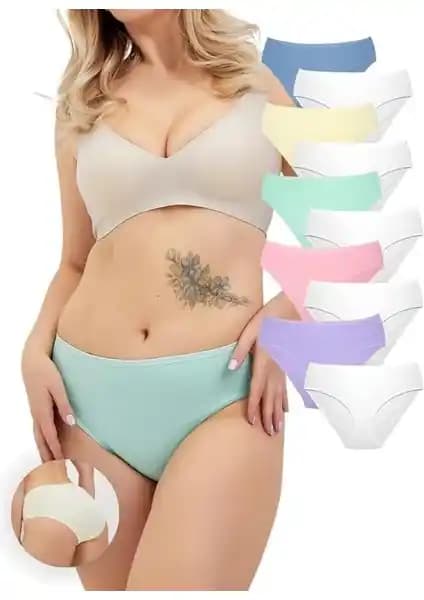 Alya Underwear Kadın Pamuklu Hipster Slip Külotları Günlük Konfor ve Dayanıklılık İçin