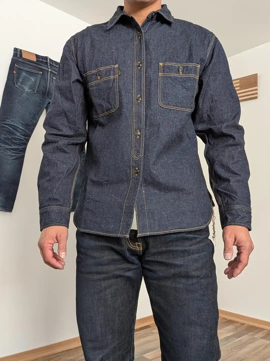 Big John 10oz Neppy Denim Workshirt: Hafif ve Şık Raw Denim Seçeneği